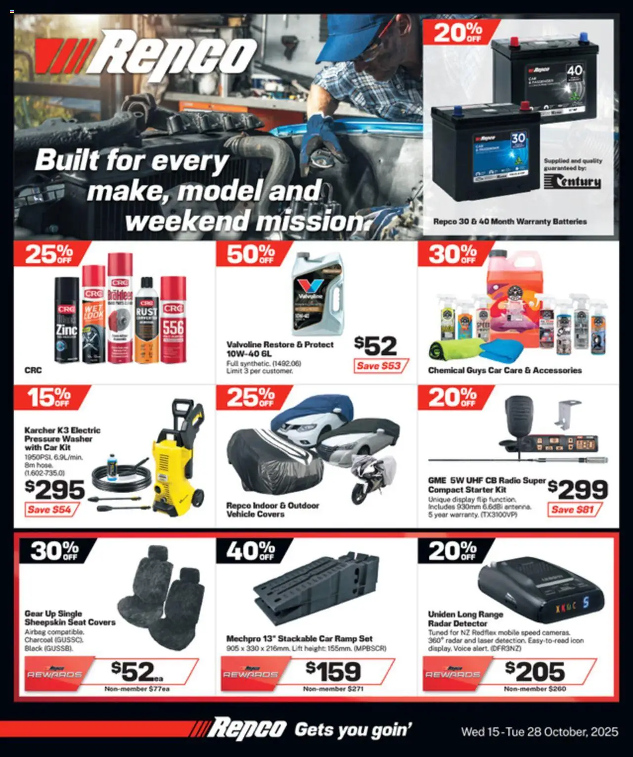Catalogue Repco catalogue valid from 15 Oct 2025 - page 1