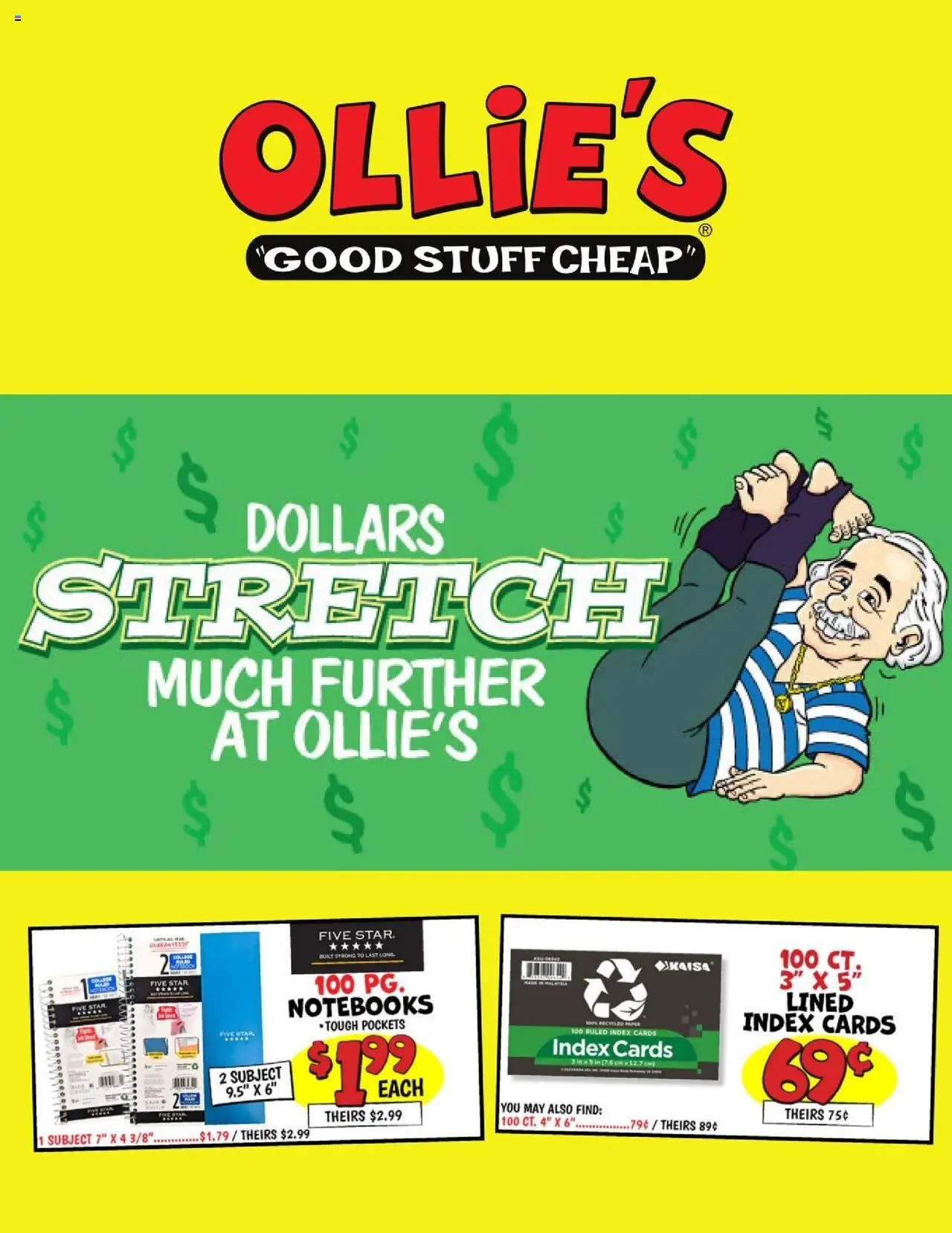 Ollie's Weekly Ad from 08/06/2025 - Flyer - Page number 1