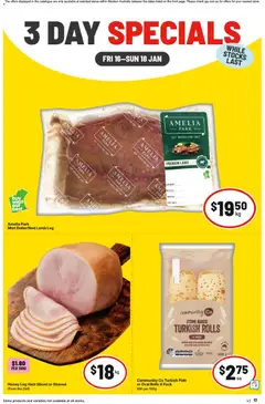 Preview of catalogue 3 Day Specials NT/WA from shop IGA valid 16/01/2026