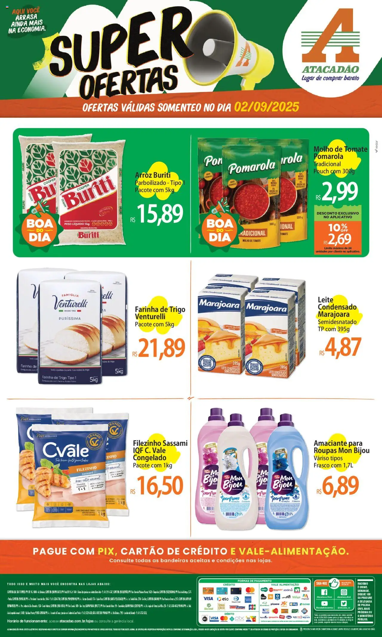 Atacadão folheto "Ofertas - PR" válido a partir de 02/09/2025 - número de página 1