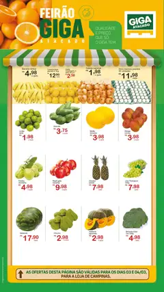 Pré-Visualização do folheto "GIGA Atacado ofertas Feirão" da loja GIGA Atacado válido a partir de 03/03/2026