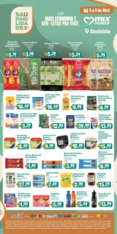 Pré-Visualização do folheto "Mateus ofertas Saudabilidade" da loja Mateus válido a partir de 06/04/2026