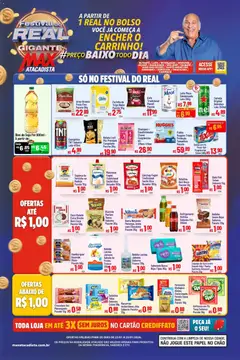 Pré-Visualização do folheto "Ofertas Festival do Real" da loja Max Atacadista válido a partir de 23/01/2026
