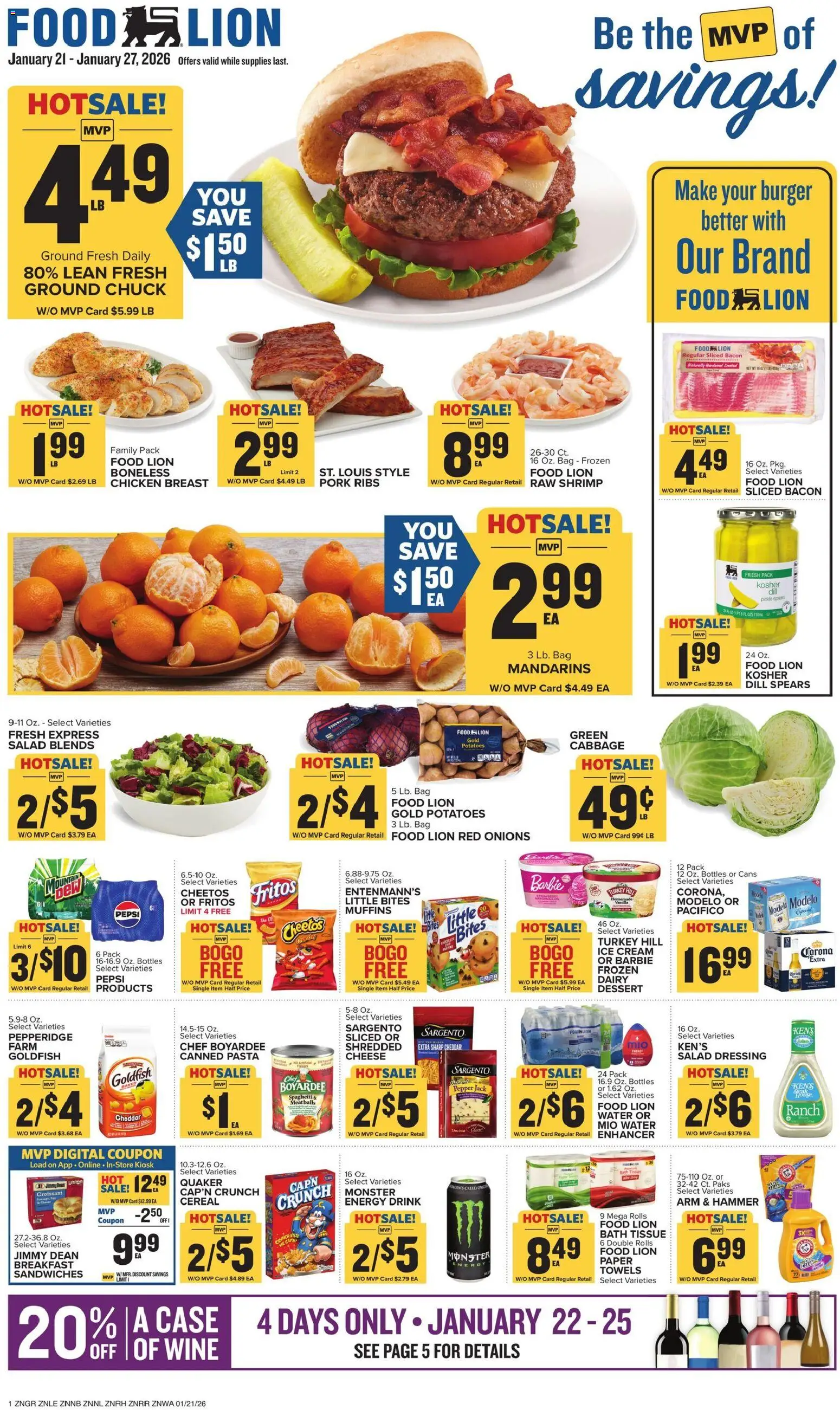 Ad Preview of Food Lion Weekly Ad from 01/21/2026
