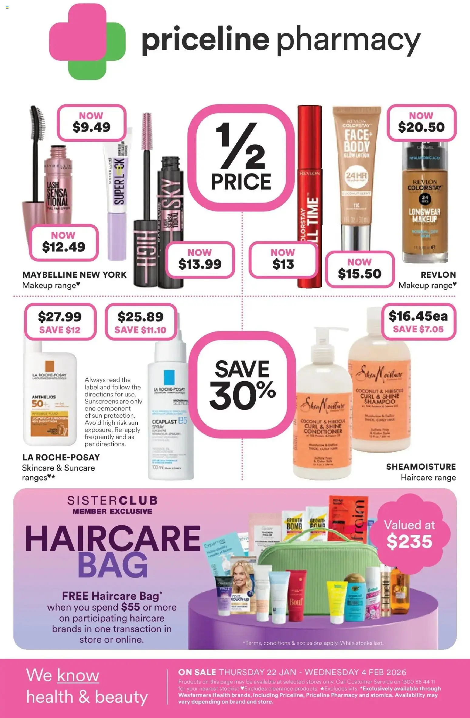 Preview of catalogue Catalogue Rhodes from shop Priceline Pharmacy valid 22/01/2026