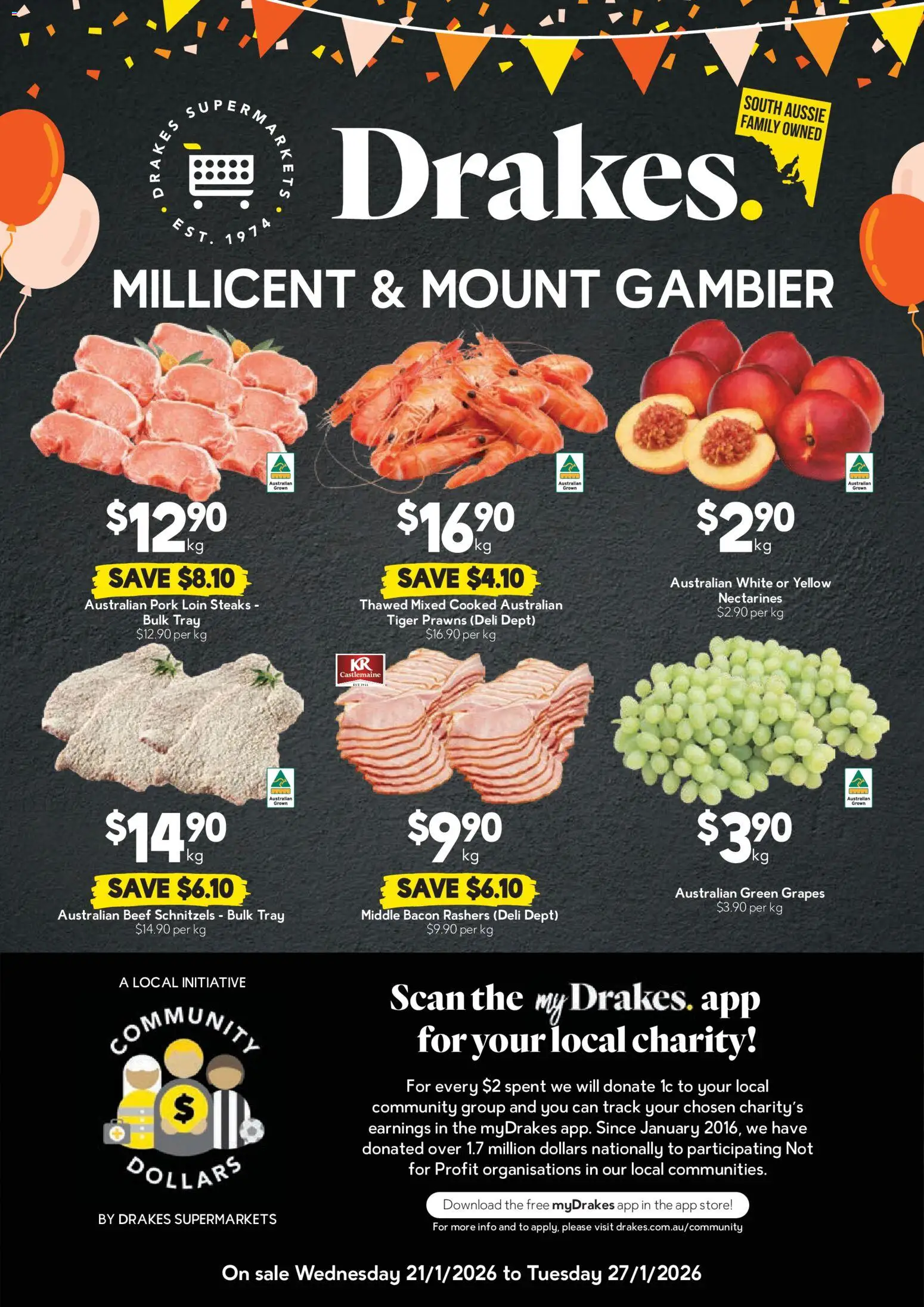 Preview of catalogue Millicent & Mount Gambier from shop Drakes valid 21/01/2026