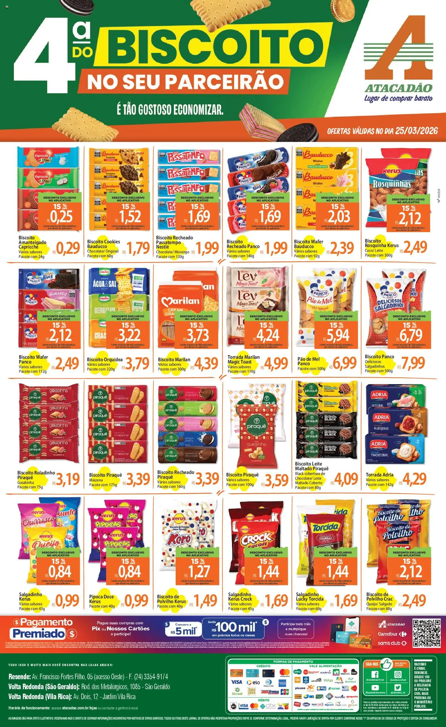 Pré-Visualização do folheto "Atacadão ofertas - RJ" da loja Atacadão válido a partir de 25/03/2026