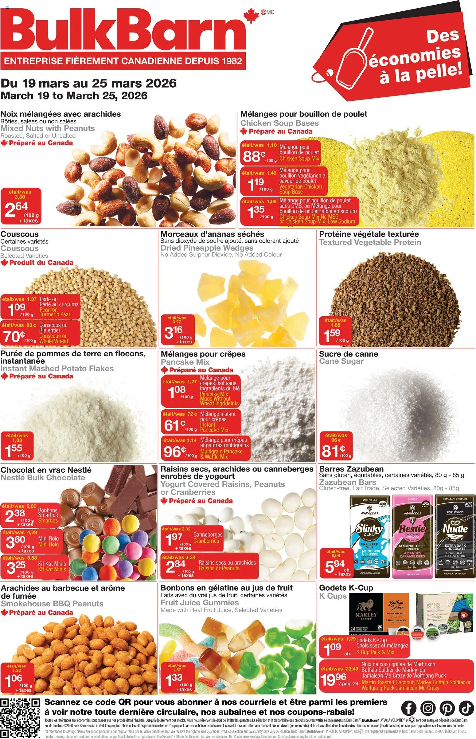 Preview of leaflet Bulk Barn weekly flyer / circulaire from shop Bulk Barn is valid from Mar 19, 2026