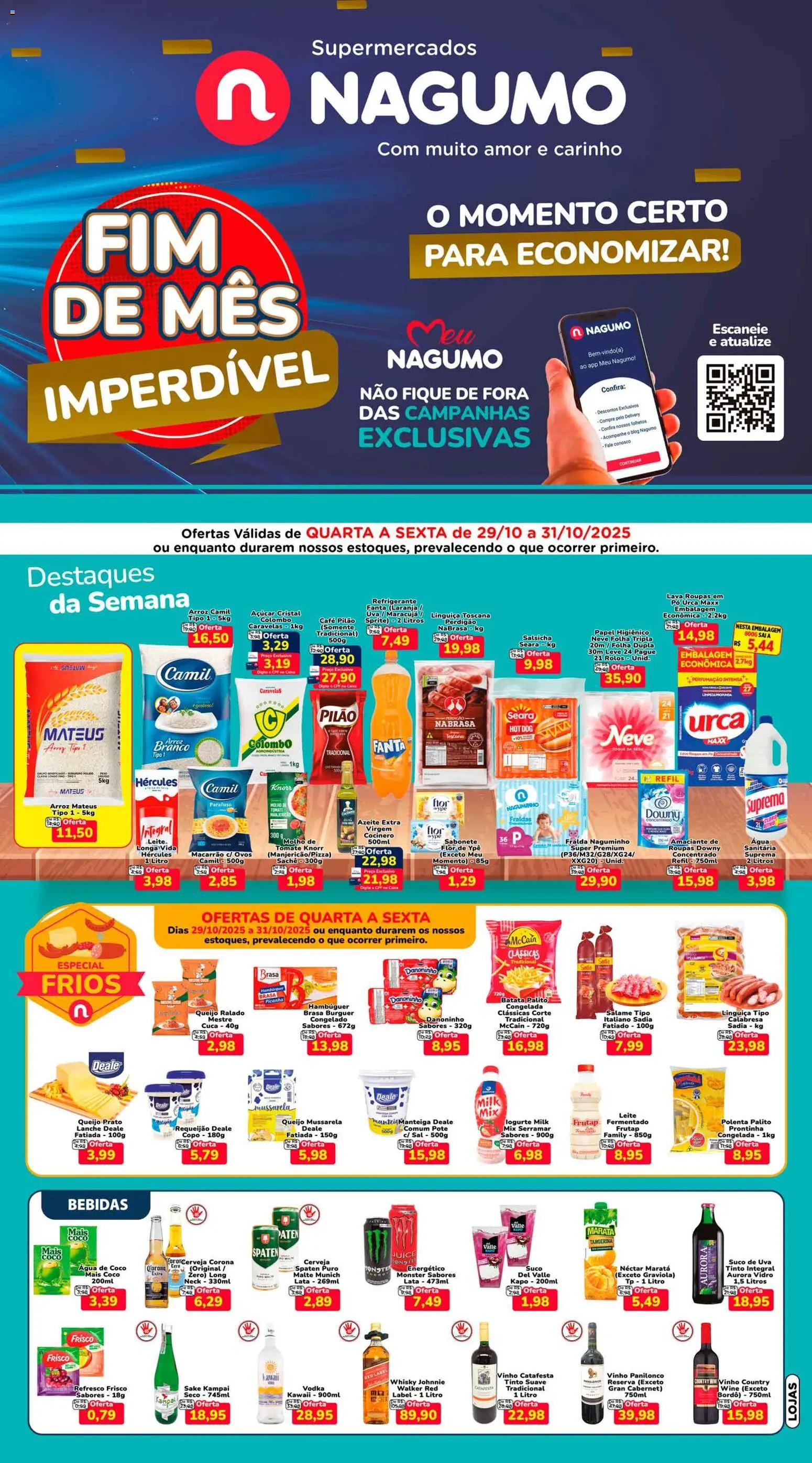 Pré-Visualização do folheto "Ofertas da semana" da loja Nagumo válido a partir de 29/10/2025