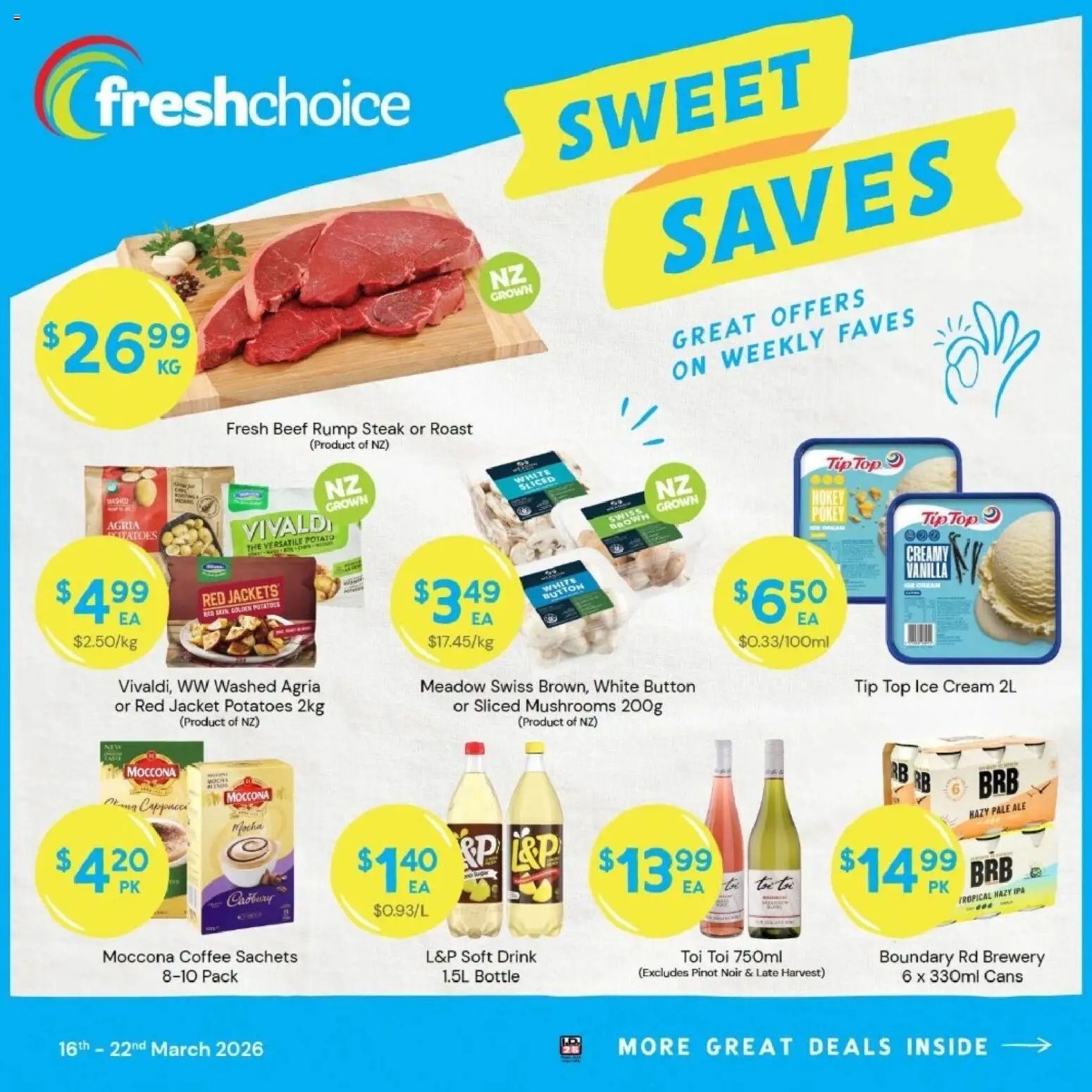 Preview of catalogue FreshChoice catalogue from shop FreshChoice valid 16 Mar 2026