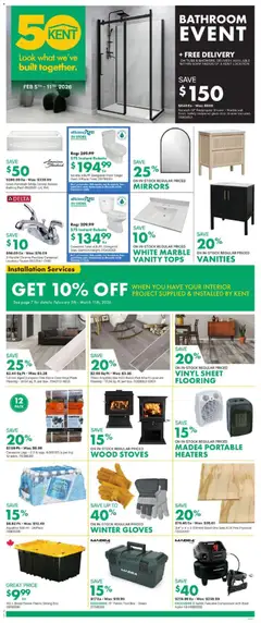 Un aperçu du dépliant Weekly Flyer - PE du magasin Kent est valide à partir 5 févr. 2026