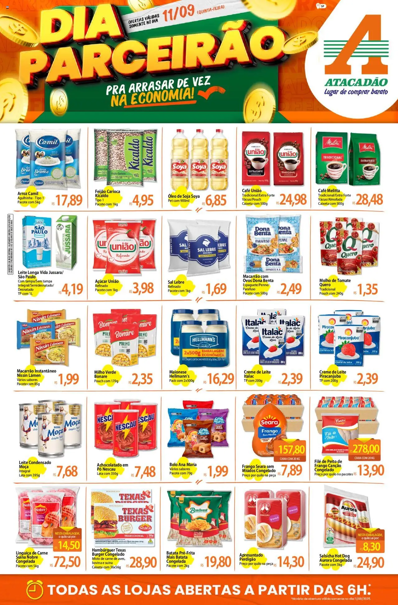Atacadão folheto "Ofertas - SP" válido a partir de 11/09/2025 - número de página 1