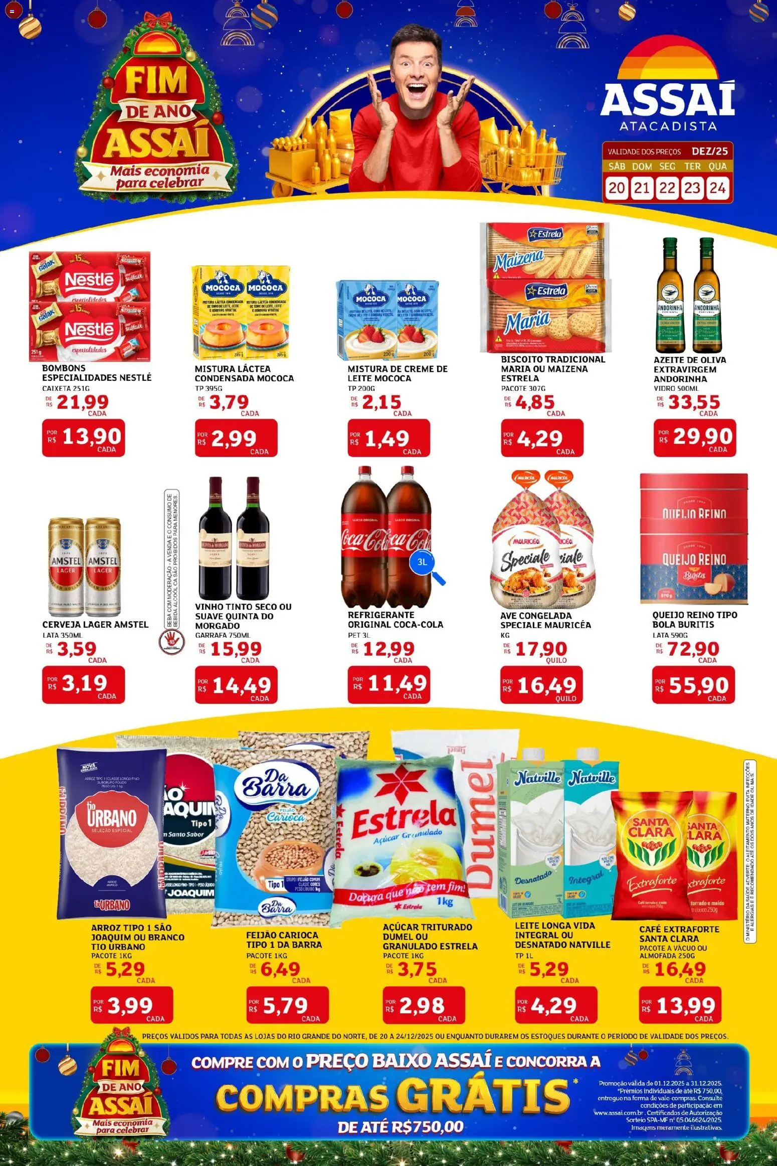 Pré-Visualização do folheto "Encarte - RN" da loja Assaí Atacadista válido a partir de 20/12/2025