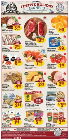 Preview of leaflet Weekly flyer / circulaire from shop Farm Boy is valid from Nov 27, 2025