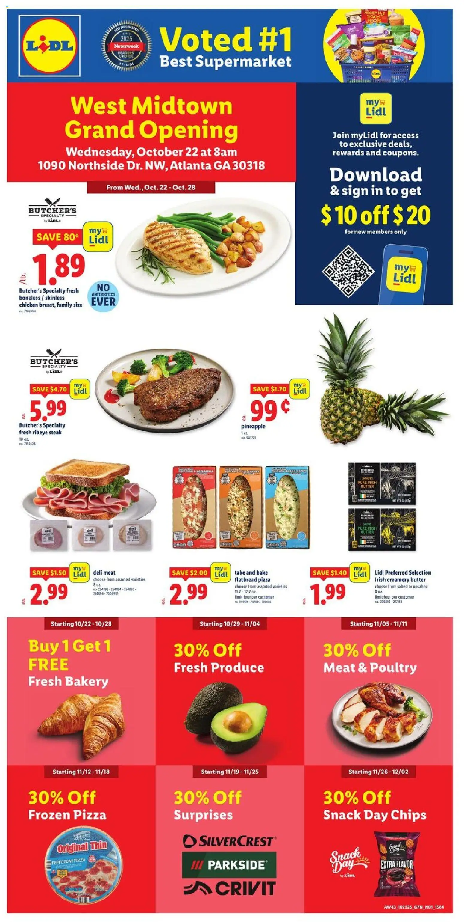 Lidl Grand Opening from 10/22/2025 - Circular, Weekly flyer - Page number 1