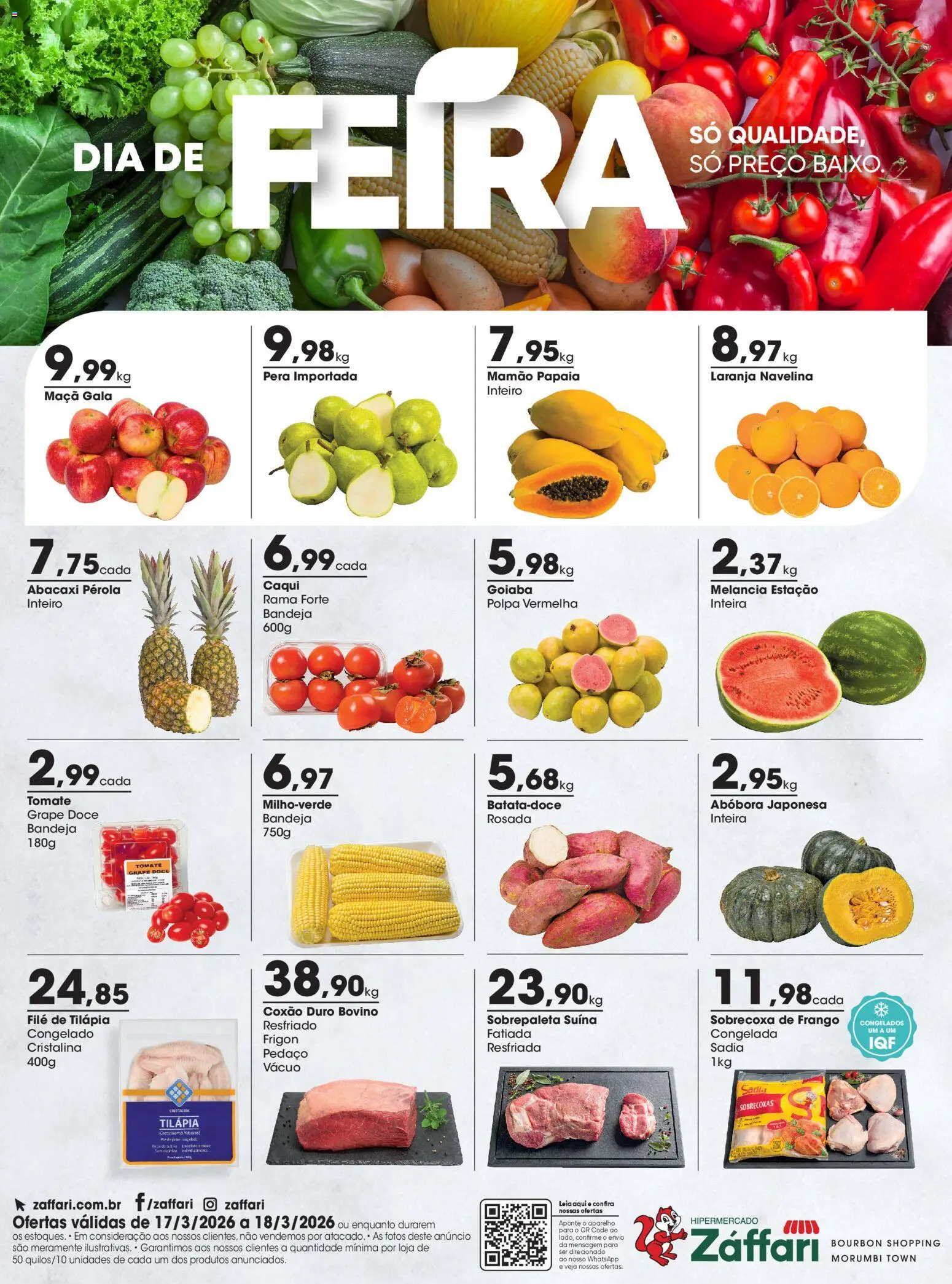 Pré-Visualização do folheto "Zaffari ofertas Dia de Feira - SP" da loja Zaffari válido a partir de 17/03/2026
