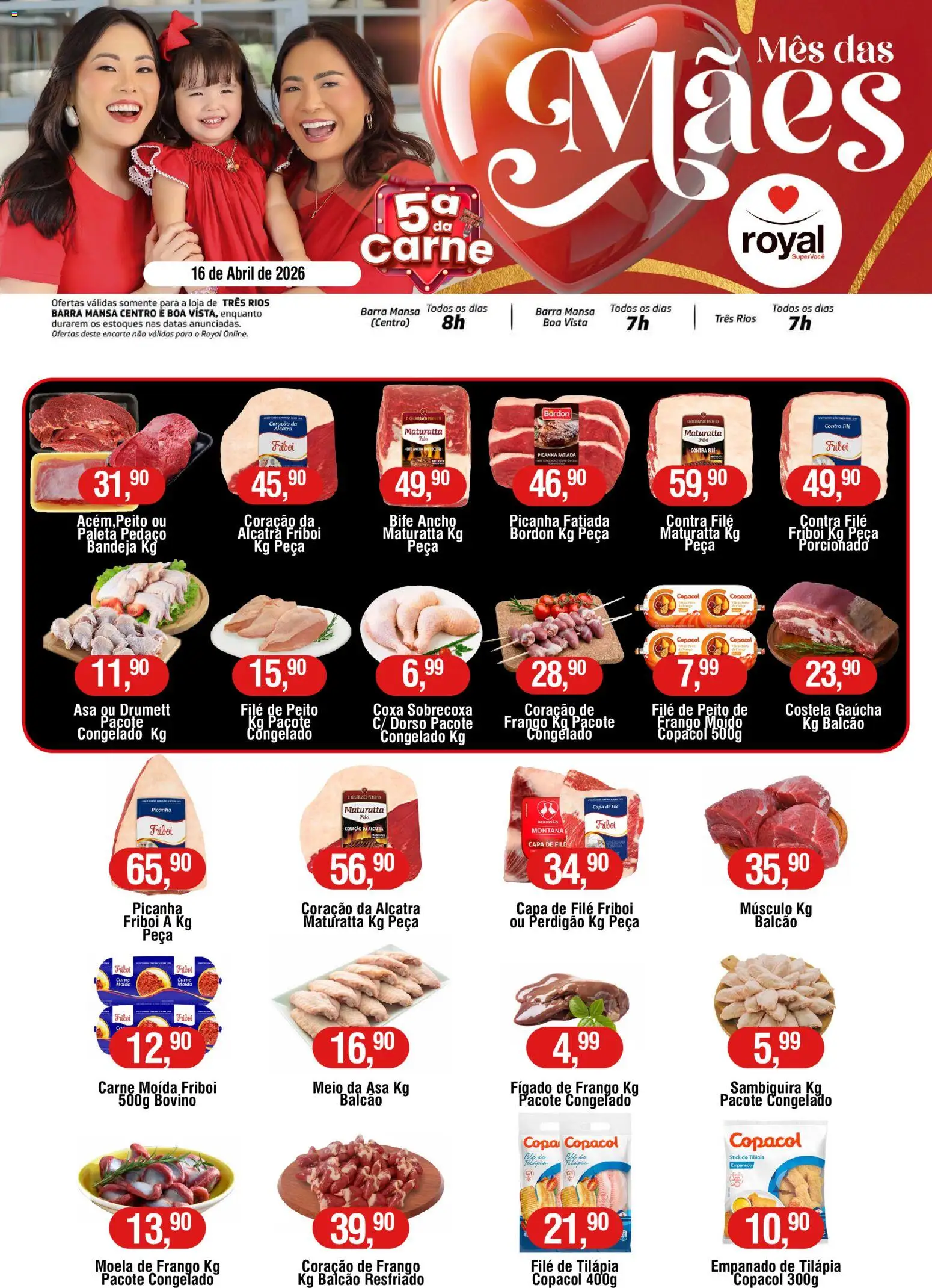 Pré-Visualização do folheto "Royal Supermercados ofertas Quinta da Carne" da loja Royal Supermercados válido a partir de 16/04/2026