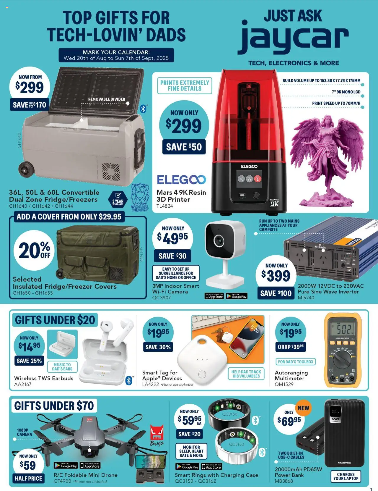 Jaycar catalogue valid from 20/08/2025 - page 1