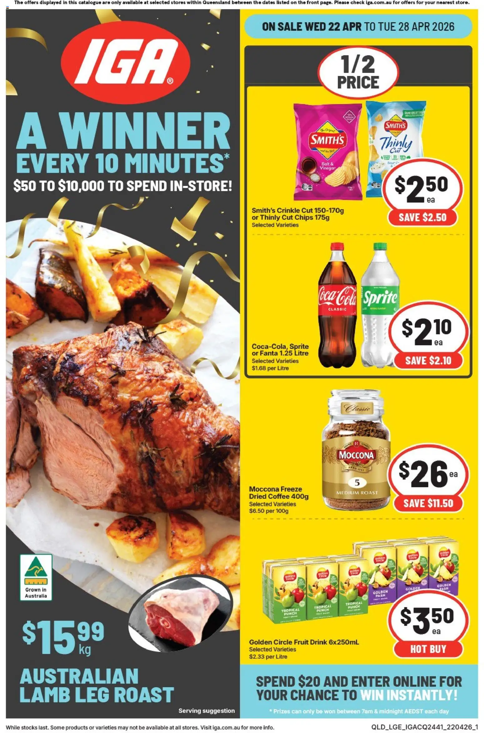 Preview of catalogue IGA catalogue QLD from shop IGA valid 22/04/2026