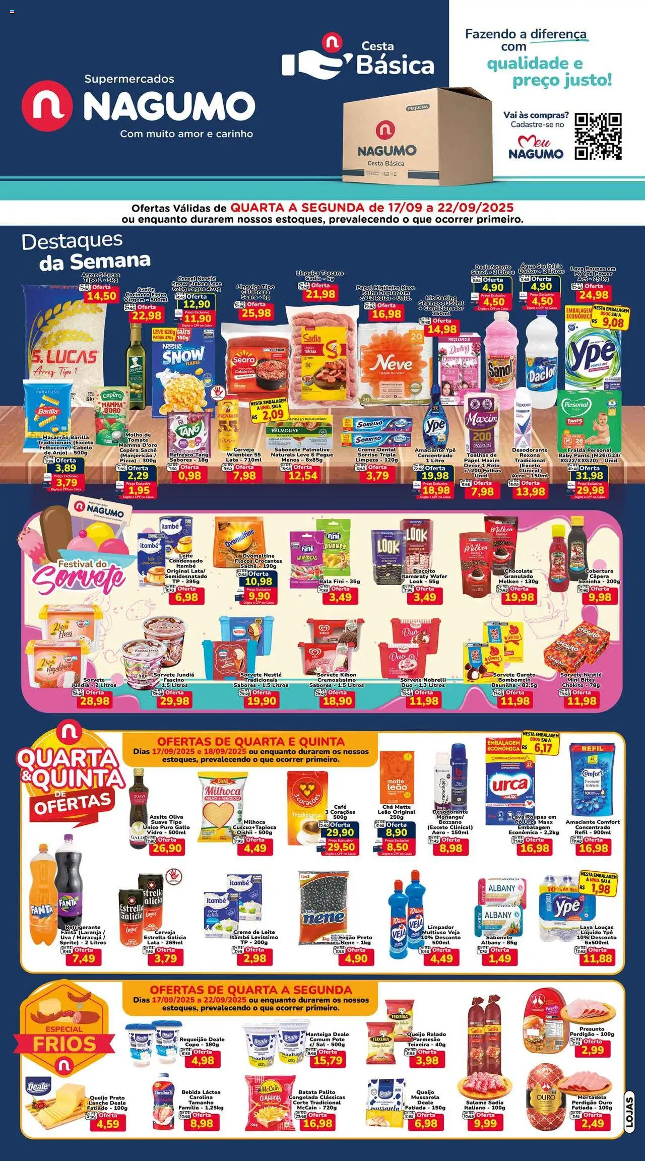 Nagumo folheto "Ofertas da semana" válido a partir de 17/09/2025 - número de página 1