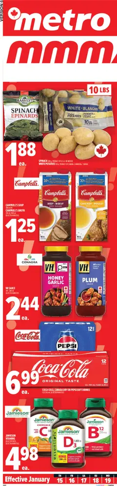 Preview of leaflet Saint-Augustin-De-Desmaures from shop Metro is valid from Jan 15, 2026