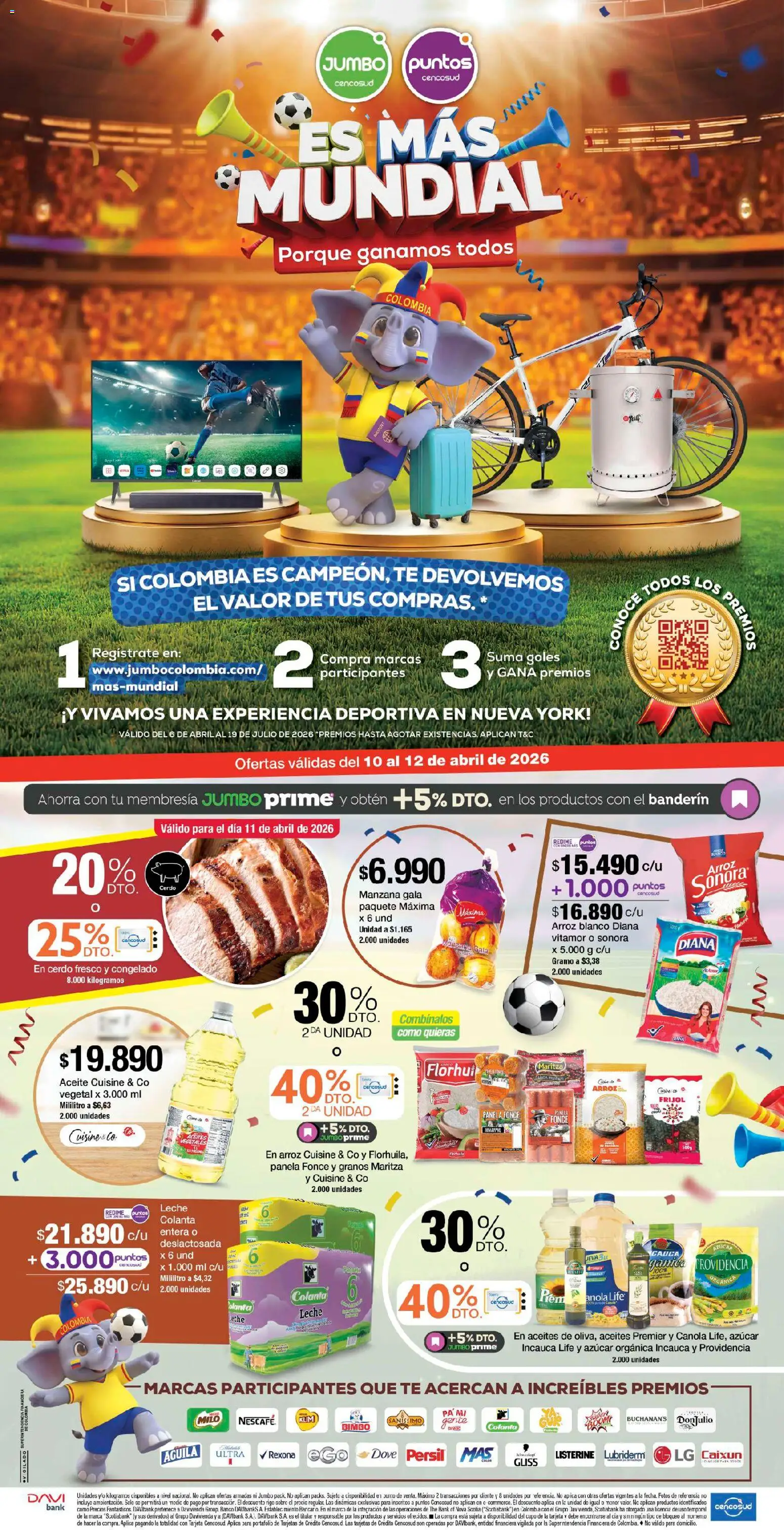  Vista previa del prospecto Jumbo catálogo del almacen Jumbo válida del 10/04/2026 al 12/04/2026