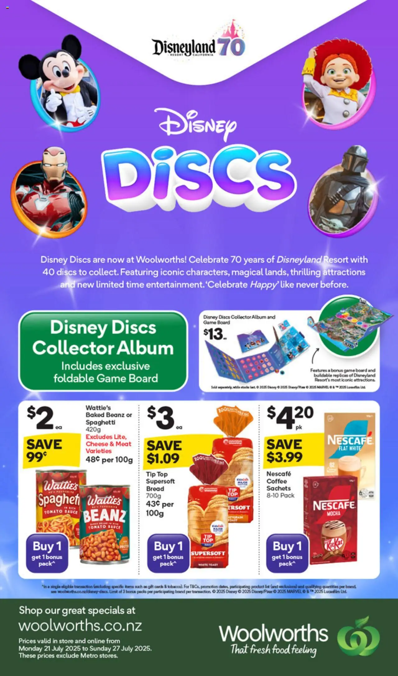 Catalogue Woolworths catalogue valid from 21 Jul 2025 - page 1