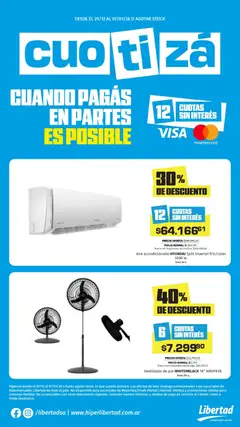 Vista previa del folleto de la tienda Hipermercado Libertad válido desde el 29/12/2025 