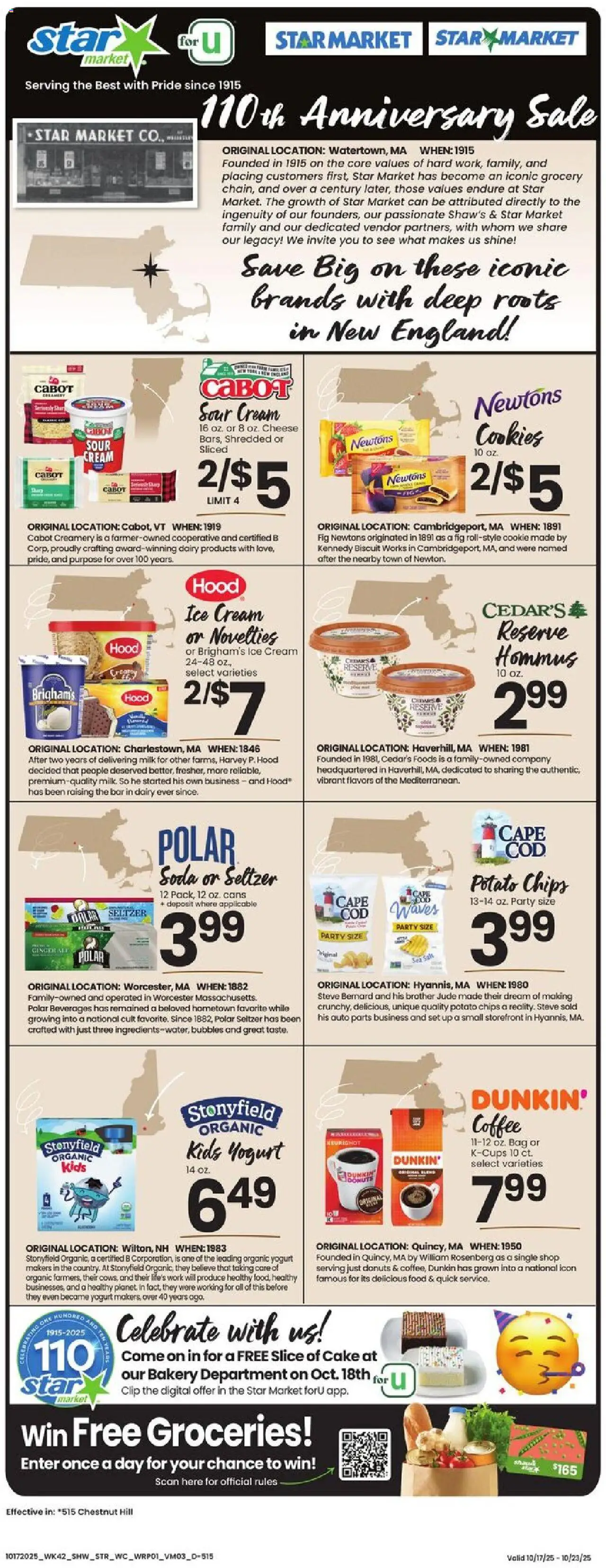 Star Market Weekly Ad - MA from 10/17/2025 - Flyer - Page number 1