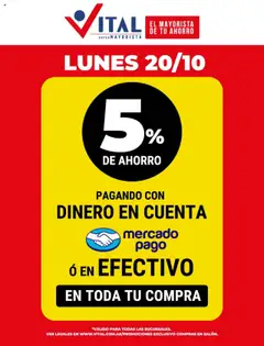 Vista previa del folleto de la tienda Vital válido desde el 20/10/2025 