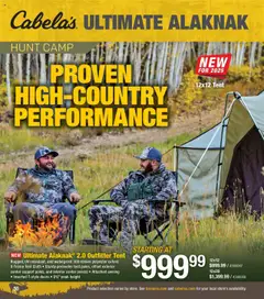 Ad Preview of Cabela's Big Game Hunting 25 from 06/12/2025 | Page: 50