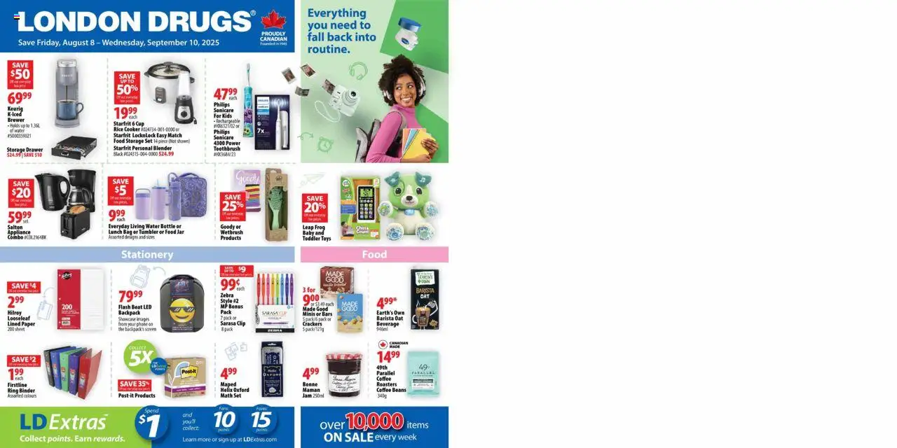 London Drugs flyer valid from Aug 08, 2025 - page number 1