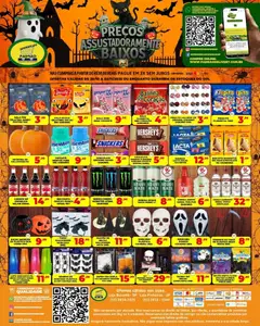 Pré-Visualização do folheto "Ofertas de Halloween" da loja Supermercado Padrão válido a partir de 28/10/2025