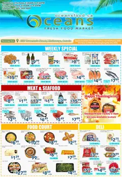 Preview of leaflet Weekly Flyer - Mississauga from shop Oceans is valid from Oct 10, 2025