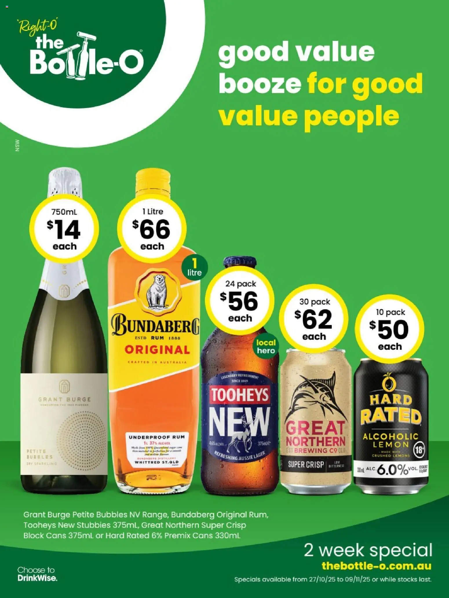 The Bottle-O catalogue valid from 27/10/2025 - page 1