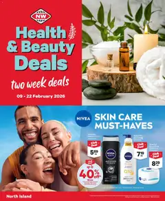 Preview of catalogue Health & Beauty deals North island from shop New World valid 8 Feb 2026