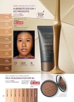 Pré-Visualização do folheto "Catálogo 15/2025" da loja Eudora válido a partir de 07/10/2025 | Página: 70