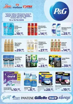 Pré-Visualização do folheto "Ofertas P&G" da loja Mateus válido a partir de 13/10/2025