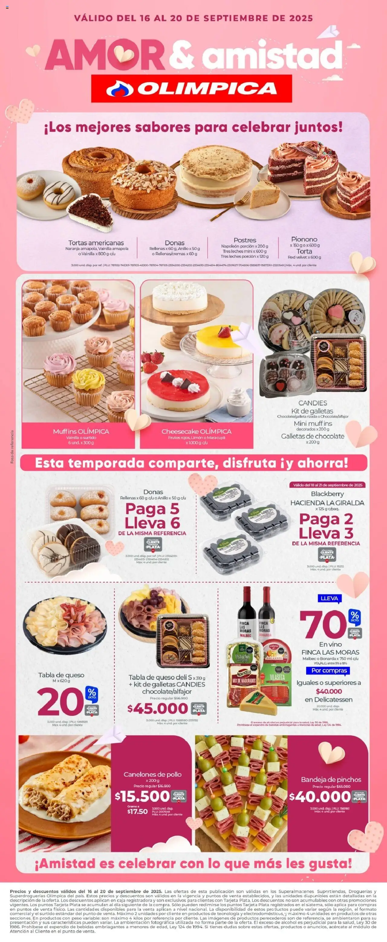 Olímpica Catálogo: 16/09/2025 - 20/09/2025 > Últimas Ofertas pagina numero 1