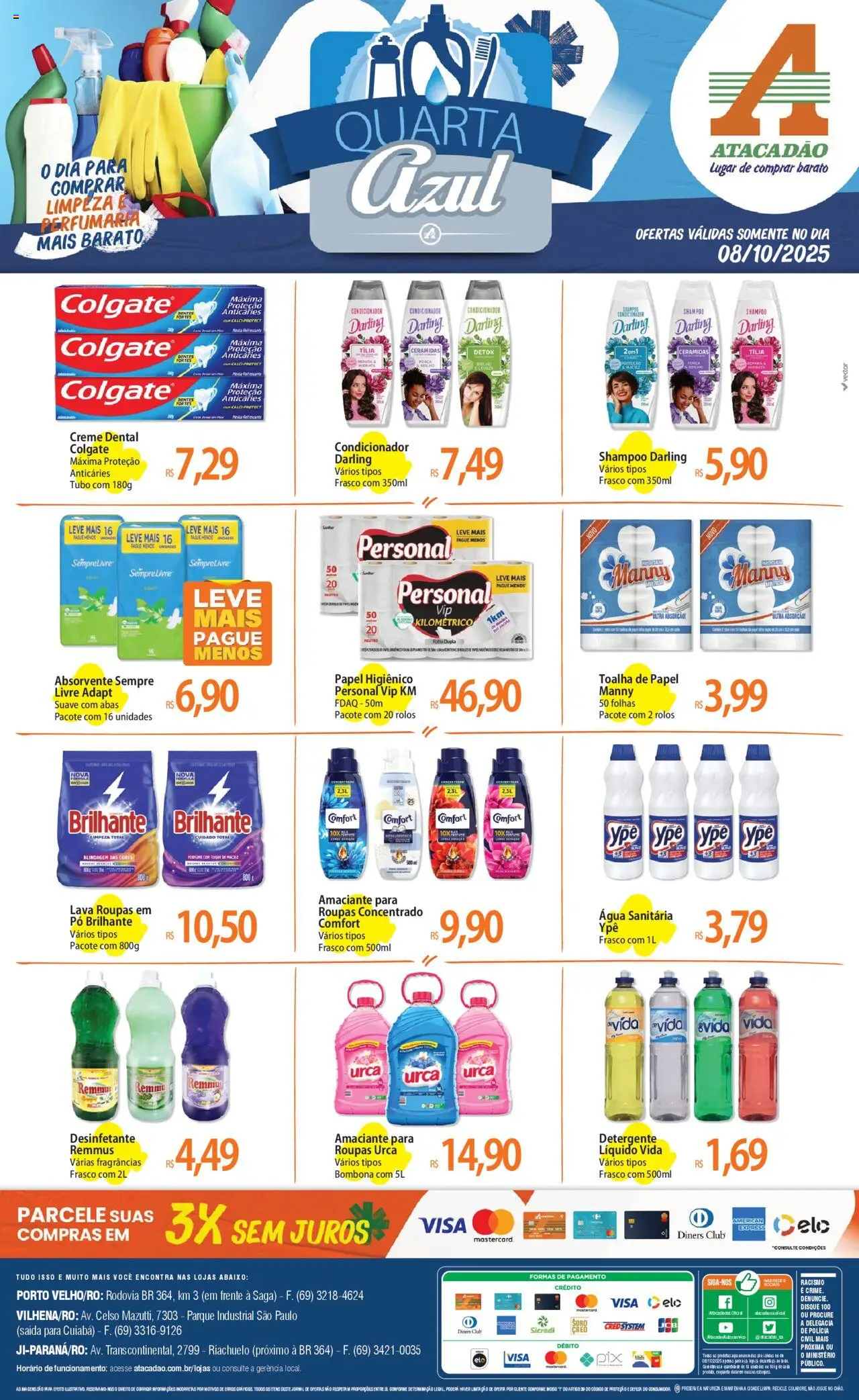Atacadão folheto "Ofertas - RO" válido a partir de 08/10/2025 - número de página 1