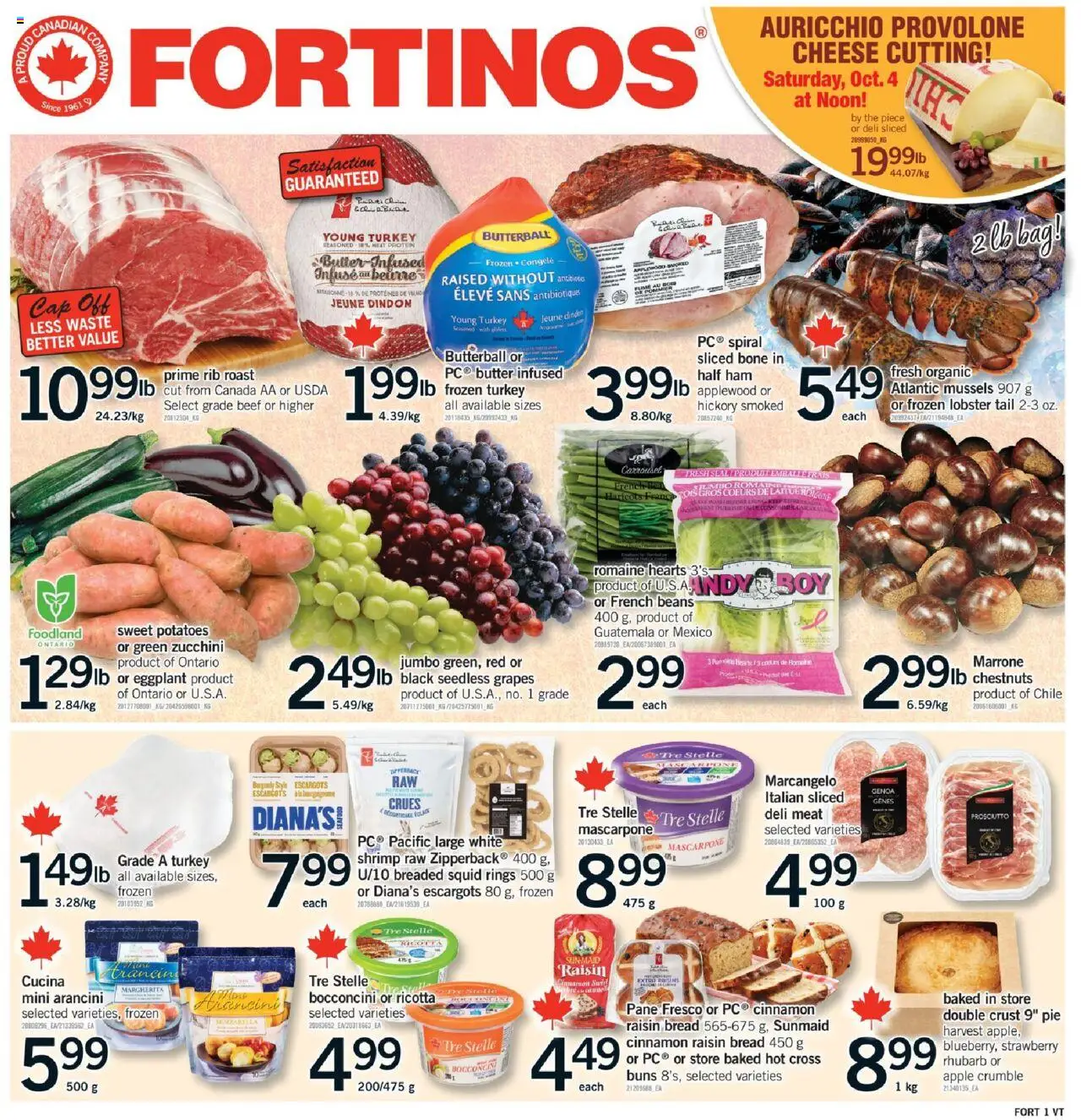 Fortinos flyer valid from Oct 02, 2025 - page number 1