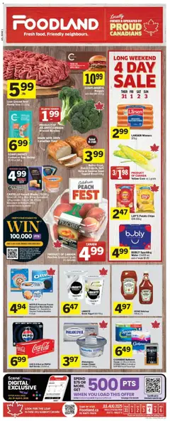 Preview of leaflet Weekly Flyer - NS from shop Foodland is valid from Jul 31, 2025