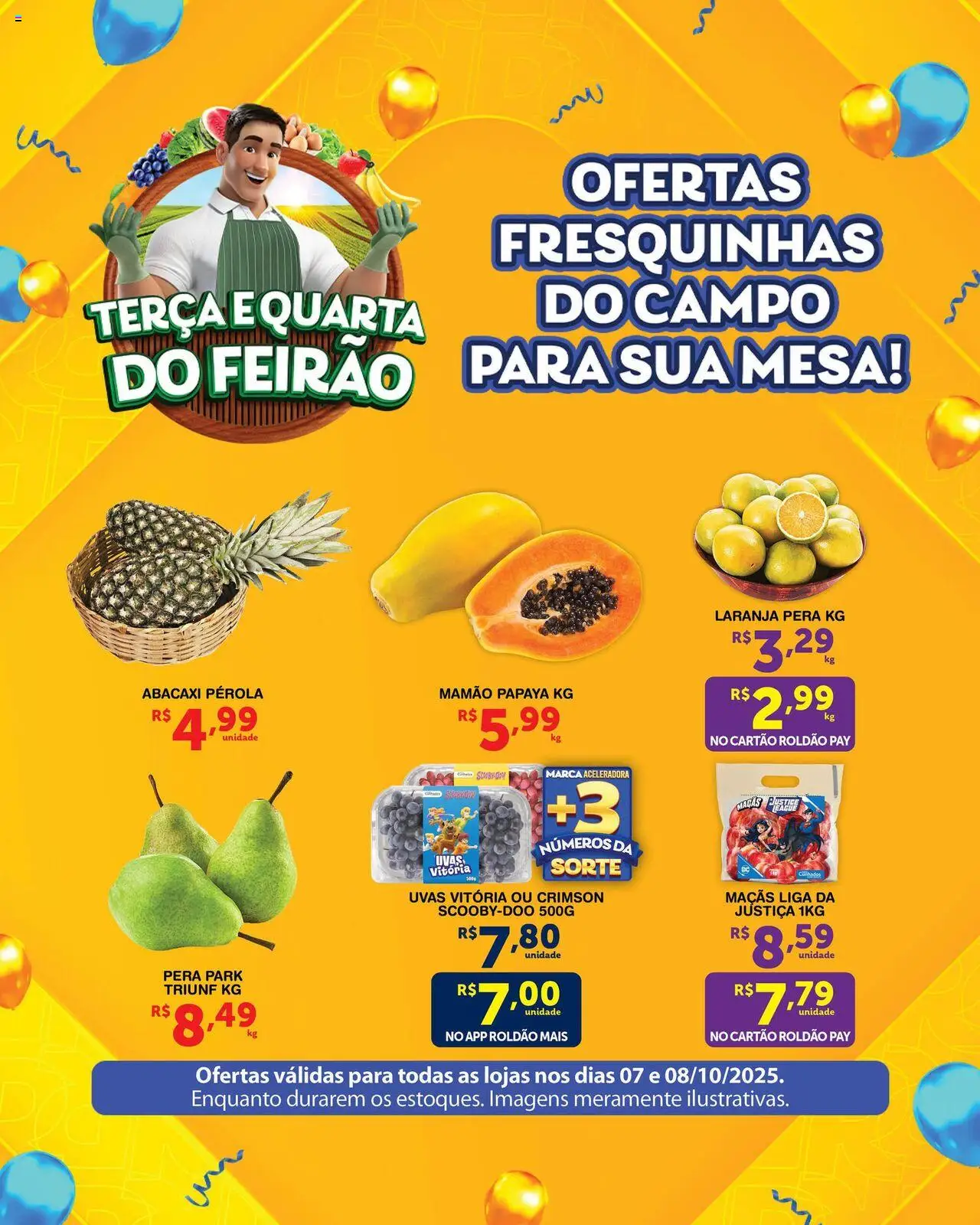 Roldão folheto "Ofertas Terça e Quarta do Feirão" válido a partir de 07/10/2025 - número de página 1