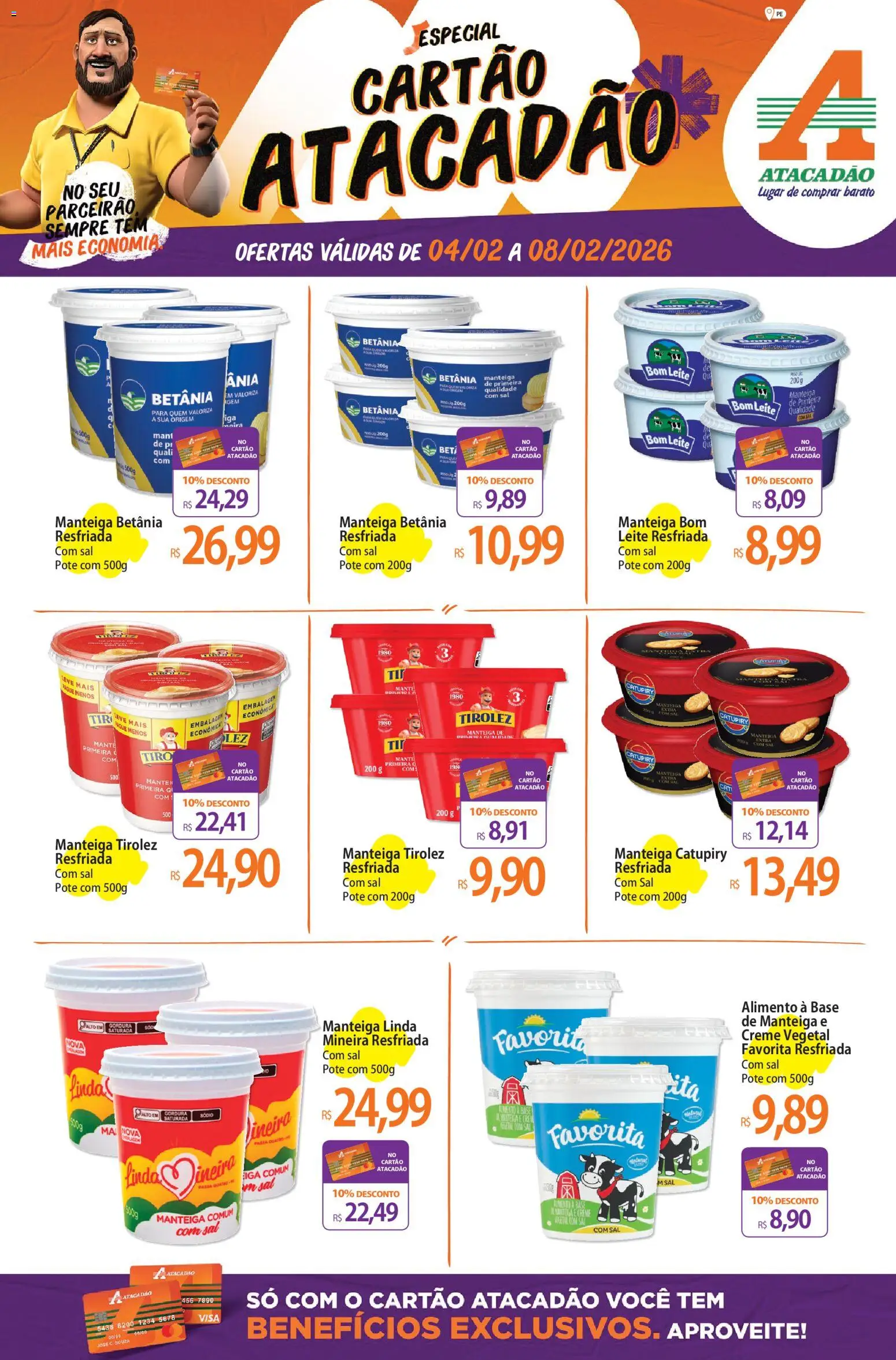 Pré-Visualização do folheto "Ofertas - PE" da loja Atacadão válido a partir de 04/02/2026
