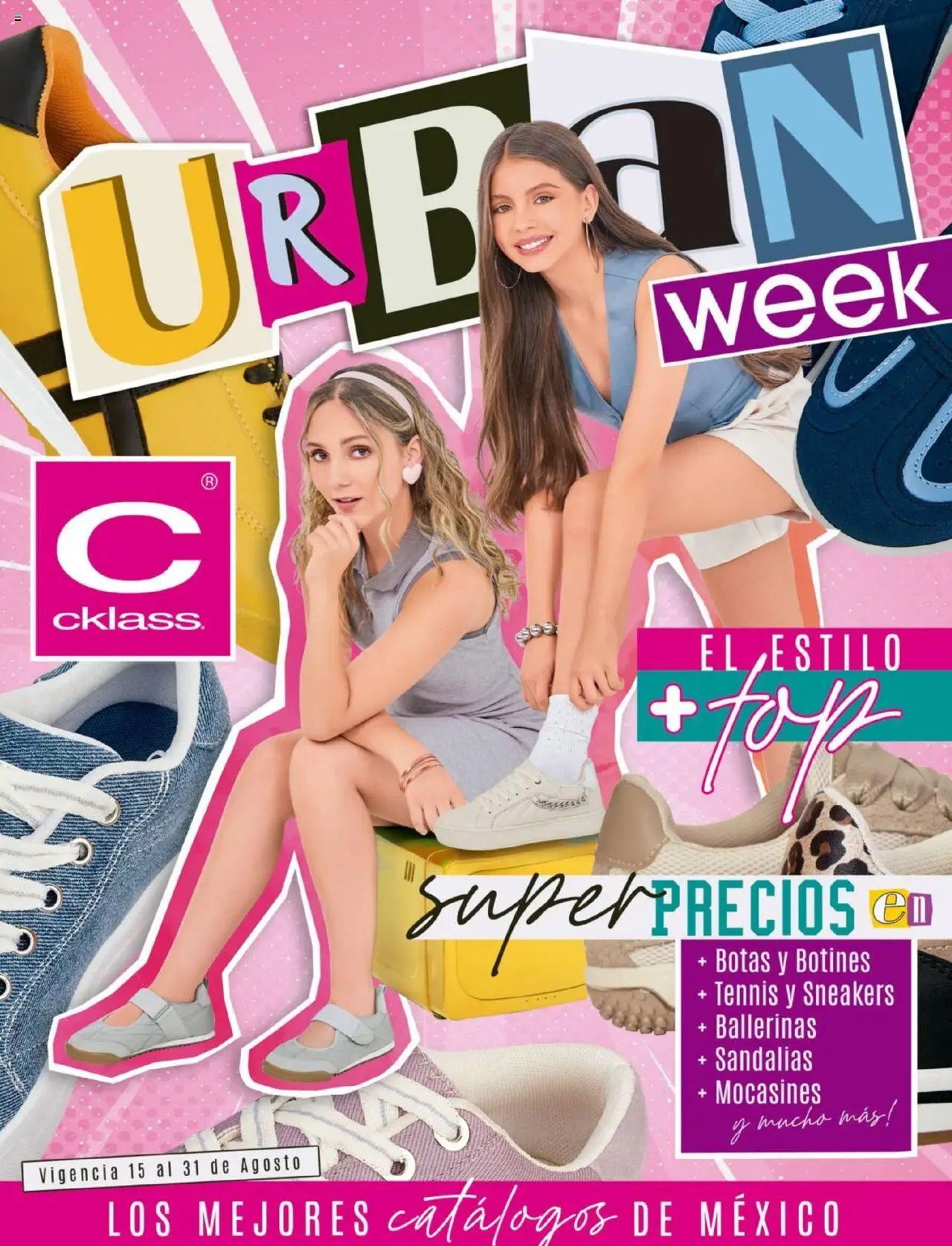 Catálogo Urban Week Cklass y sus promociones válidas desde el 15/08/2025 - Número de página 1 - Botas, Sandalias, Botines, Mocasines