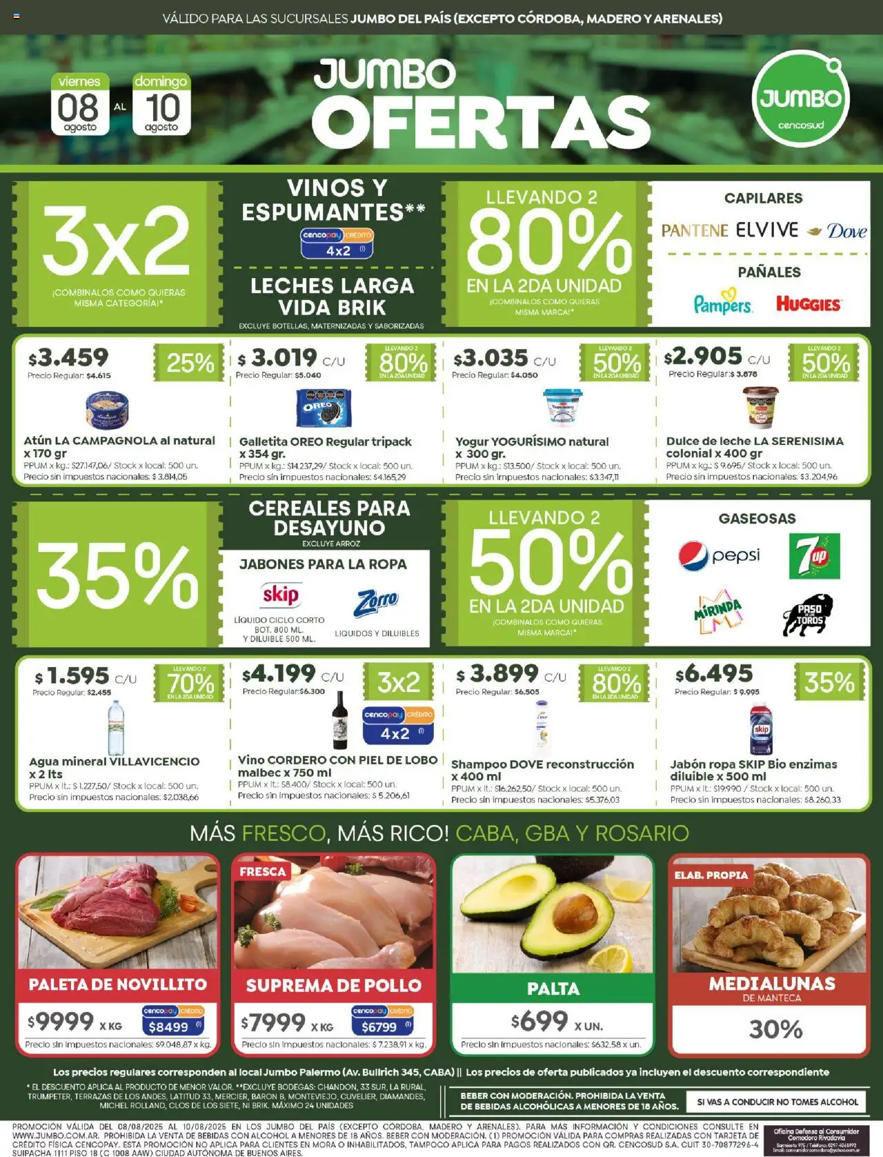 Jumbo Ofertas del 08/08/2025 >> Catálogo
