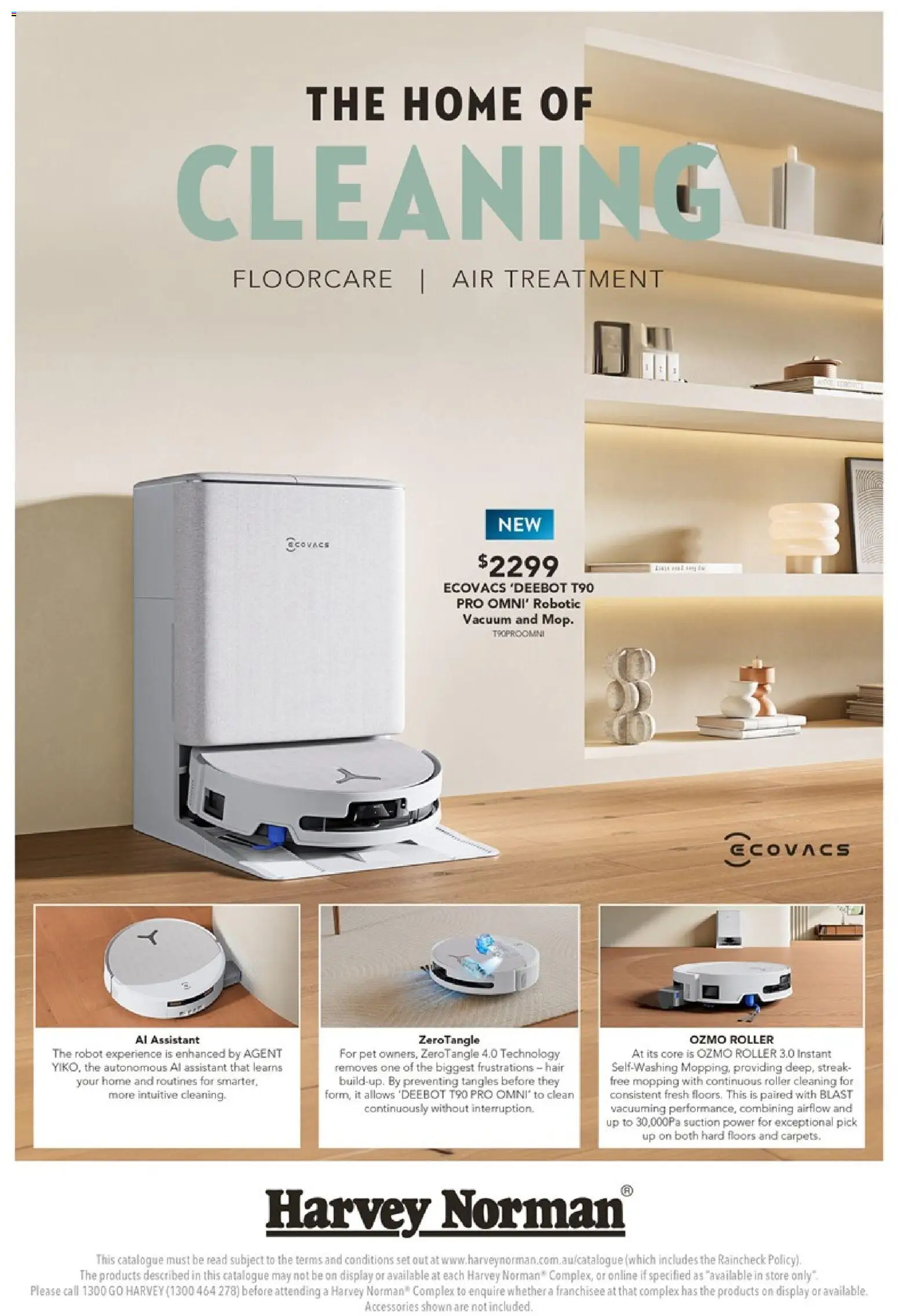 Preview of catalogue Harvey Norman The Home of Cleaning from shop Harvey Norman valid 24/03/2026