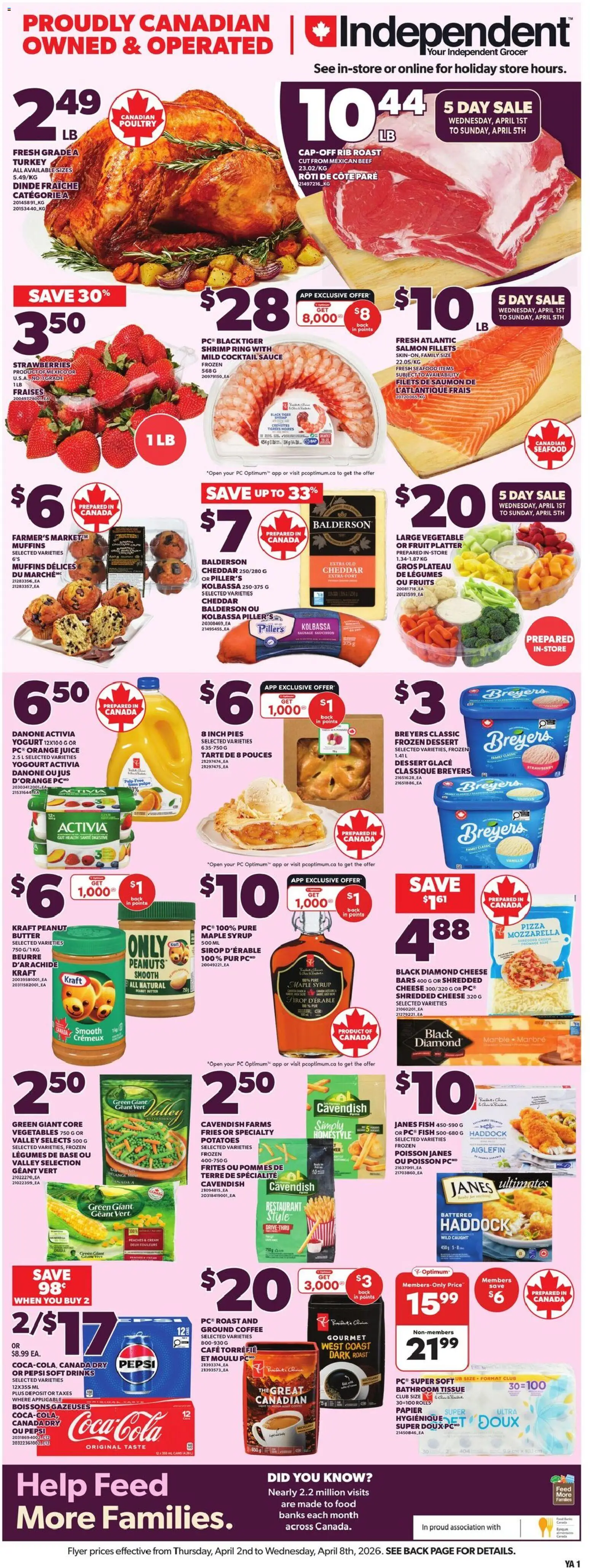 Preview of leaflet Independent Grocer flyer - NS from shop Independent Grocer is valid from Apr 02, 2026