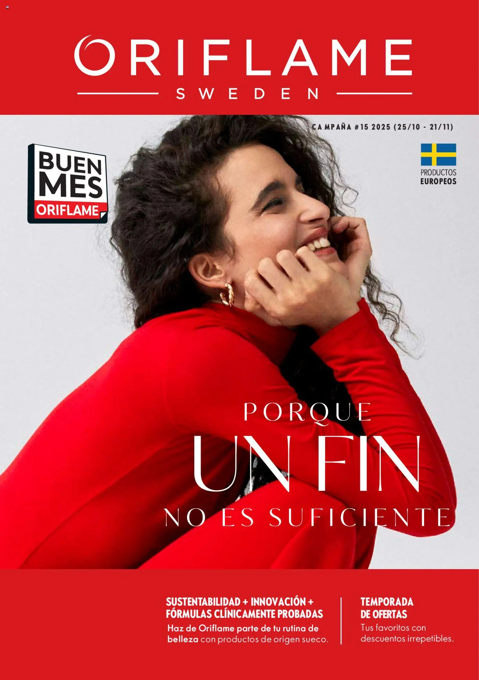 Vista previa las ofertas de la tienda Oriflame - Buen Fin desde el 25/10/2025 - Campana