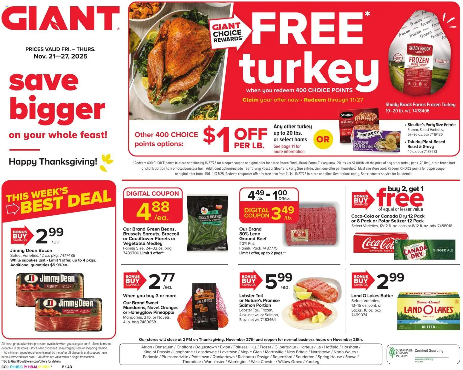 Ad Preview of Giant Weekly Ad from 11/21/2025